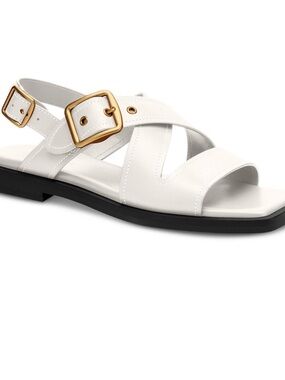 COACH Women's Archival Buckled Flat Sandals
